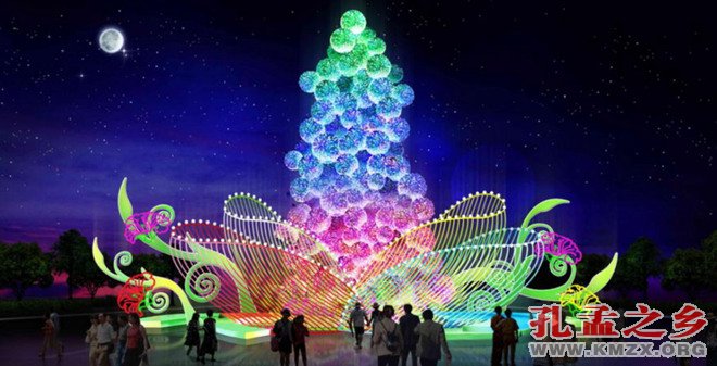 台儿庄古城中秋花灯展