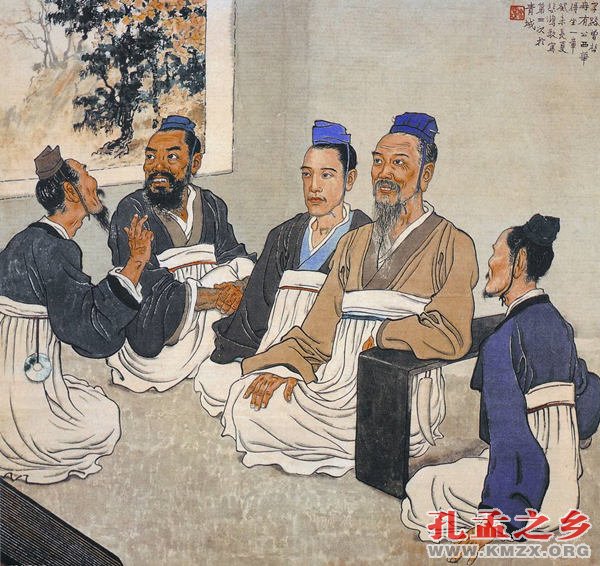 孔子讲学