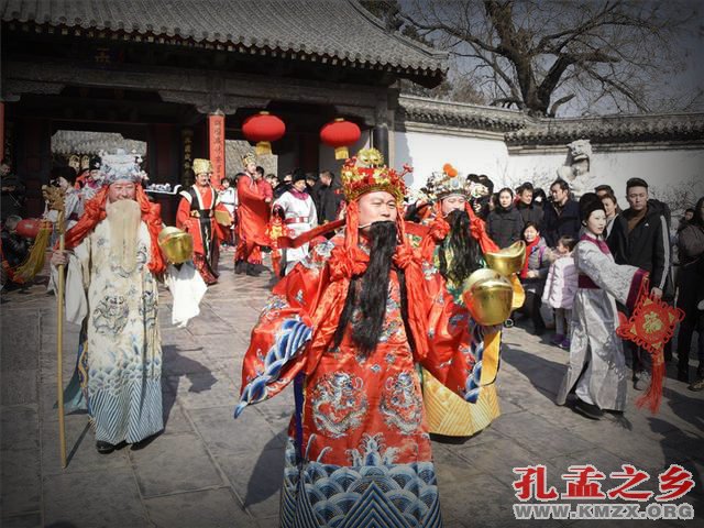 孔府三星拜年