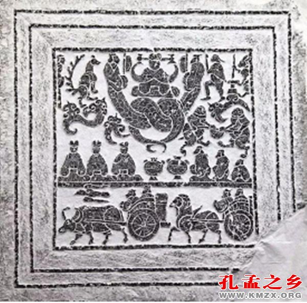 汉画伏羲女娲与西王母图