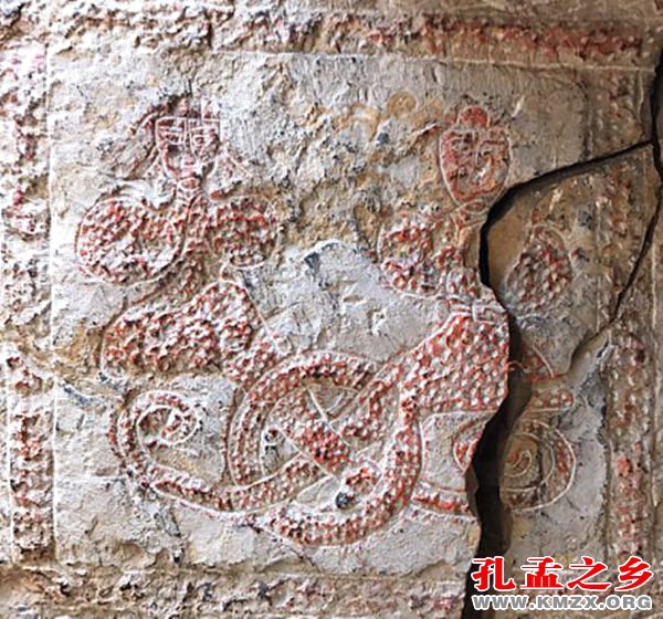 西汉中晚期伏羲女娲石刻画像