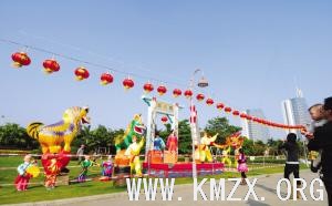 闽江公园“迎尚书”灯组 