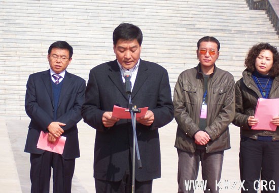 羊山古镇国际军事旅游度假区运营管理公司总经理周永致欢迎辞