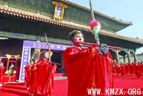 2011中华文化游启幕曲阜 好客山东盛邀宾朋/图
