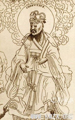 外国人画的孔子：一个神甫装了张中国脸(组图)