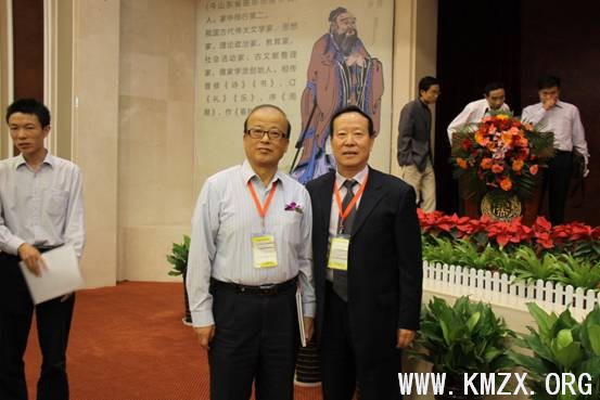 中国医药企业管理协会会长于明德与孔宪俊