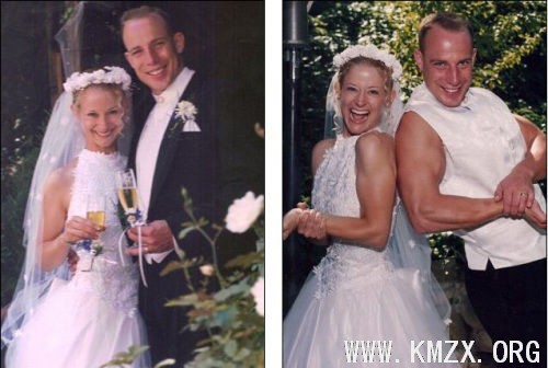 1997年,两人第一次结婚 1997年,两人第一次结婚