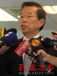 谢长廷4日赴厦门祭祖称不能否认根源（图）