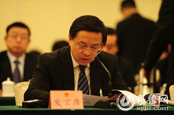 济宁市委副书记、市长梅永红提出，建议将曲阜文化经济特区建设上升为国家战略。（齐鲁网 张伟/摄）