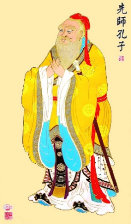 先师孔子像