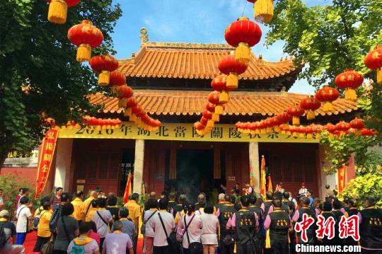 当阳关陵是中国大陆三大关庙之一。　郭晓莹　摄