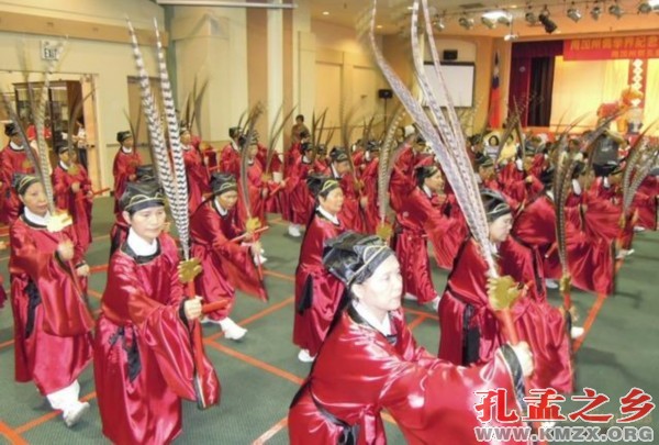 孔子2566诞辰周年 南加州循古礼祭孔