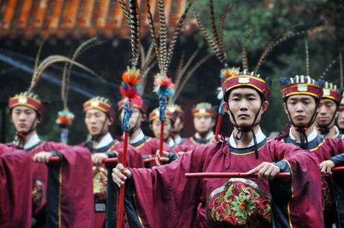 祭孔大典(图：齐鲁晚报)