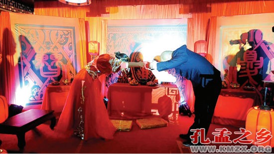 夫妻对拜