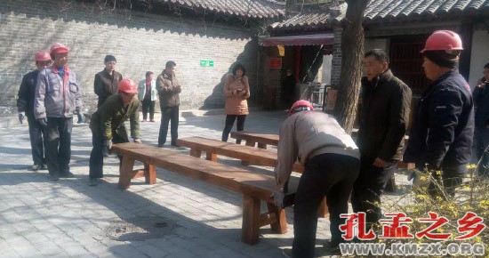 “三孔”景区游客休息凳全面升级更新